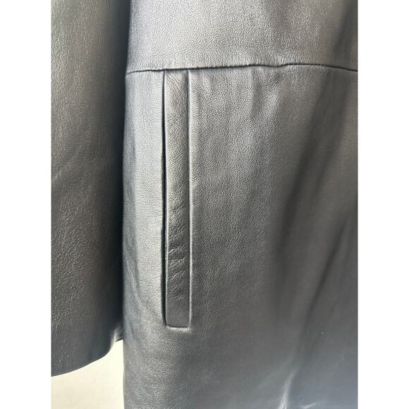 Wilsons Leather Pelle Studio Jacket Black Thinulate Ultra Soft Men's Tall 2XLT - Picture 2 of 14